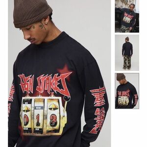 High stakes Graphic print Long Sleeve Shirt
